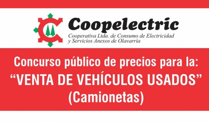 Concurso pblico de precios para venta de camionetas usadas